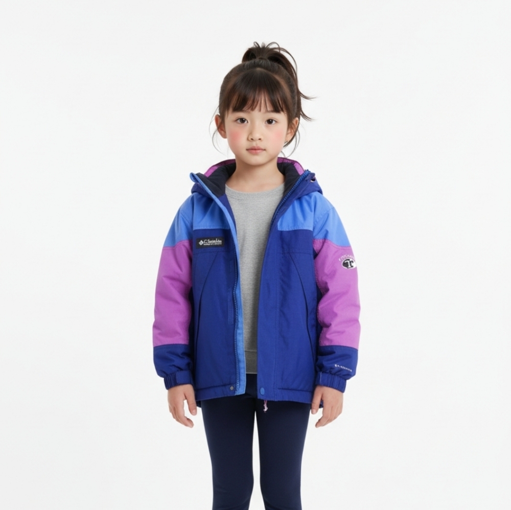 Columbia Sportswear Kids Winter Coat Size 4-5 Pink & Purple Tectonite Insulated
